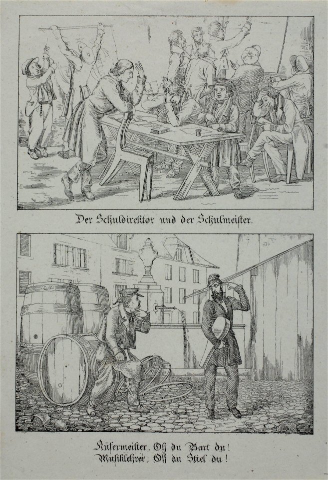 Zentralbibliothek Solothurn - Der Schuldirektor und der Schulmeister - a0579