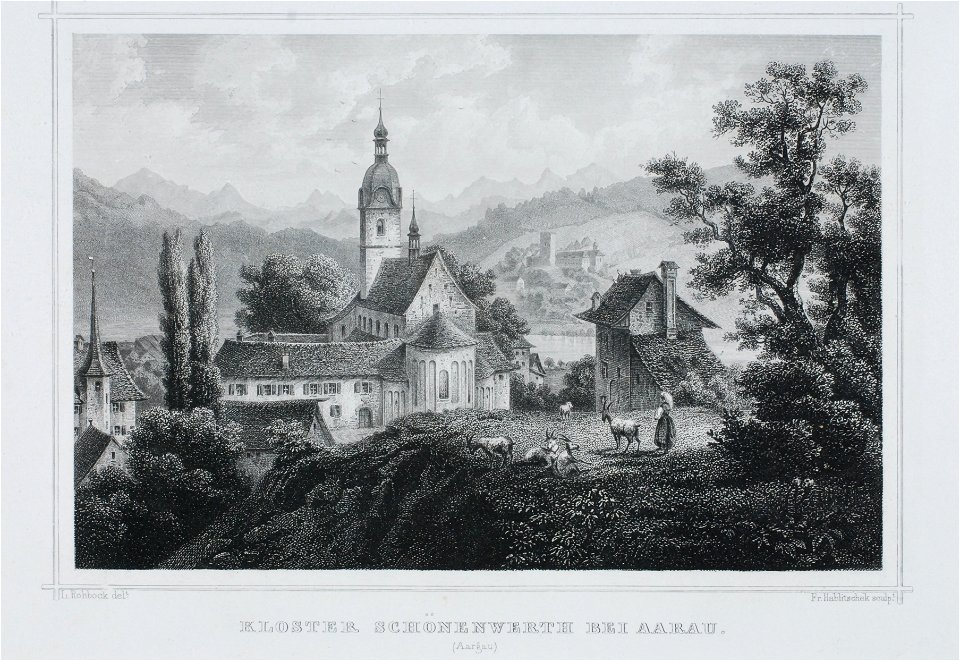 Zentralbibliothek Solothurn - KLOSTER SCHÖNENWERTH BEI AARAU Aargau - a0222