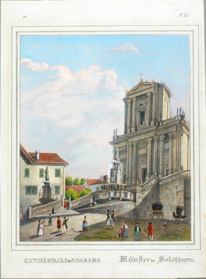 Zentralbibliothek Solothurn - CATHÉDRALE de SOLEURE Münster in Solothurn - aa0704