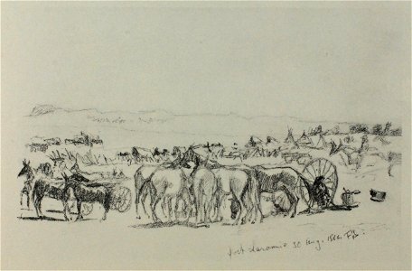 Zentralbibliothek Solothurn - Fort Laramie 30 August 1866 FB - aa0447