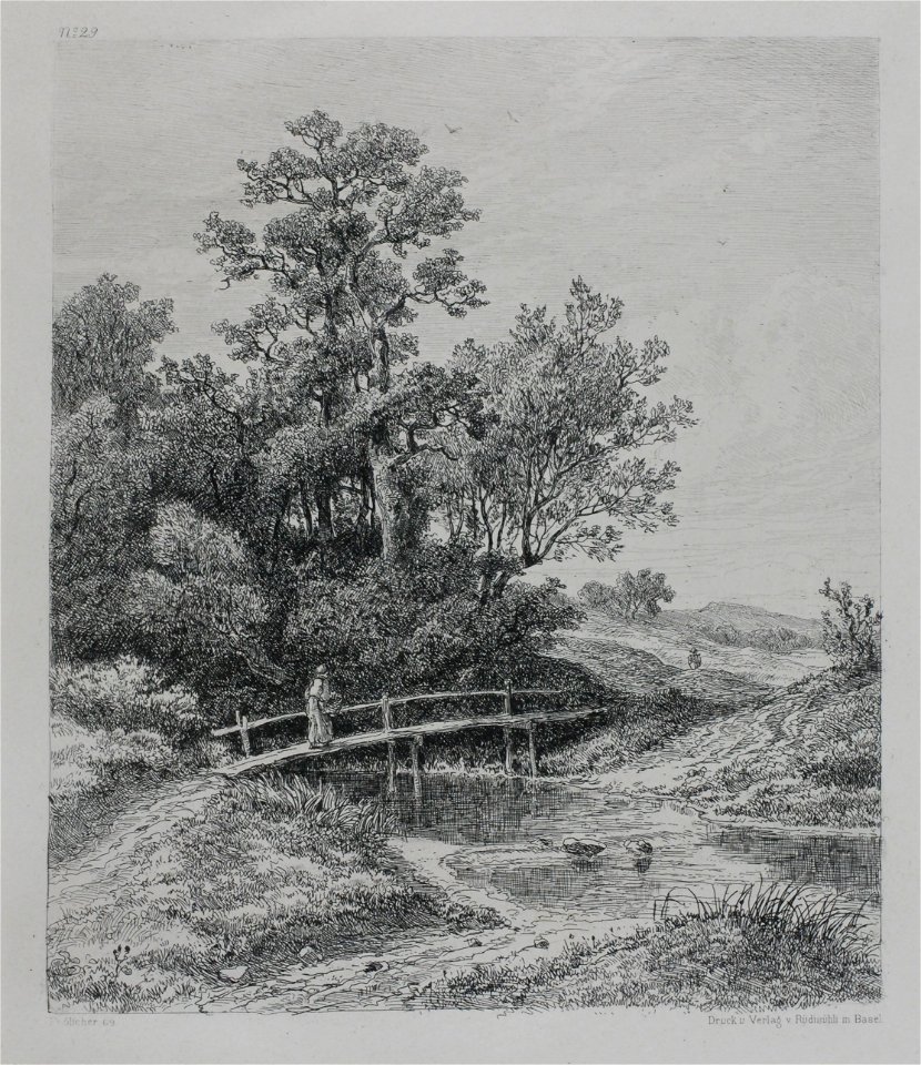 Zentralbibliothek Solothurn - Weg auf dem Lande - aa0279