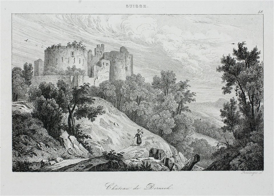 Zentralbibliothek Solothurn - Château de Dornech sic - a1001