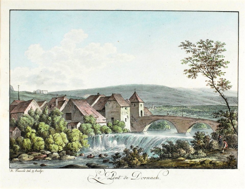 Zentralbibliothek Solothurn - Le Pont de Dornach - aa0155