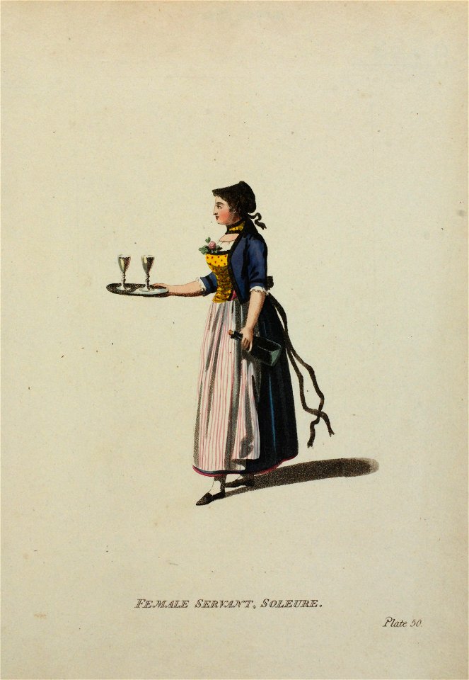 Zentralbibliothek Solothurn - FEMALE SERVANT SOLEURE - a0638