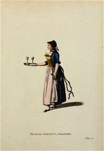 Zentralbibliothek Solothurn - FEMALE SERVANT SOLEURE - a0638