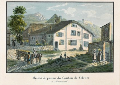 Zentralbibliothek Solothurn - Maison de paisan du Canton de Soleure à Dornach - a0225