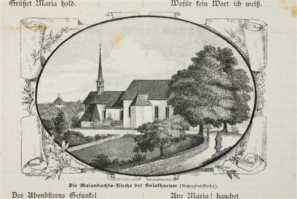 Zentralbibliothek Solothurn - Die MaiandachtsKirche der Solothurner Kapuzinerkirche - a0967