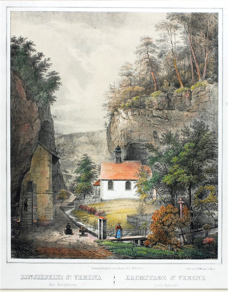 Zentralbibliothek Solothurn - Einsiedelei St. Verena bei Solothurn I Ermitage St. Verene près Soleure - aa0075