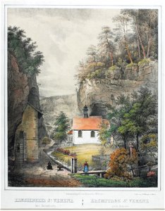 Zentralbibliothek Solothurn - Einsiedelei St. Verena bei Solothurn I Ermitage St. Verene près Soleure - aa0075