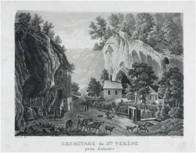 Zentralbibliothek Solothurn - EREMITAGE DE Ste VERENE près Soleure St Verena Einsiedelei bei Solothurn - aa0333