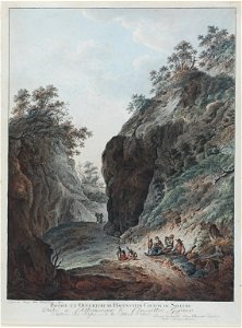Zentralbibliothek Solothurn - PASSAGE ET OUVERTURE DU HAUENSTEIN CANTON DE SOLEURE Dédié a Monsieur le Conseiller Gessner Auteur des Idyles et de la Mort dAbel - aa0146