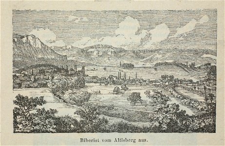 Zentralbibliothek Solothurn - Biberist vom Altisberg aus - a0938