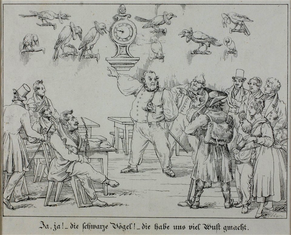 Zentralbibliothek Solothurn - Ja ja die schwarze Vögel die habe uns viel Wust gmacht - a0310