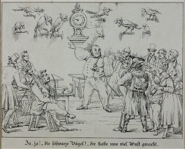 Zentralbibliothek Solothurn - Ja ja die schwarze Vögel die habe uns viel Wust gmacht - a0310