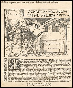 Zentralbibliothek Zürich - Conditur hoc sanctus Tumulo Thebaidus Ursus - 000010339