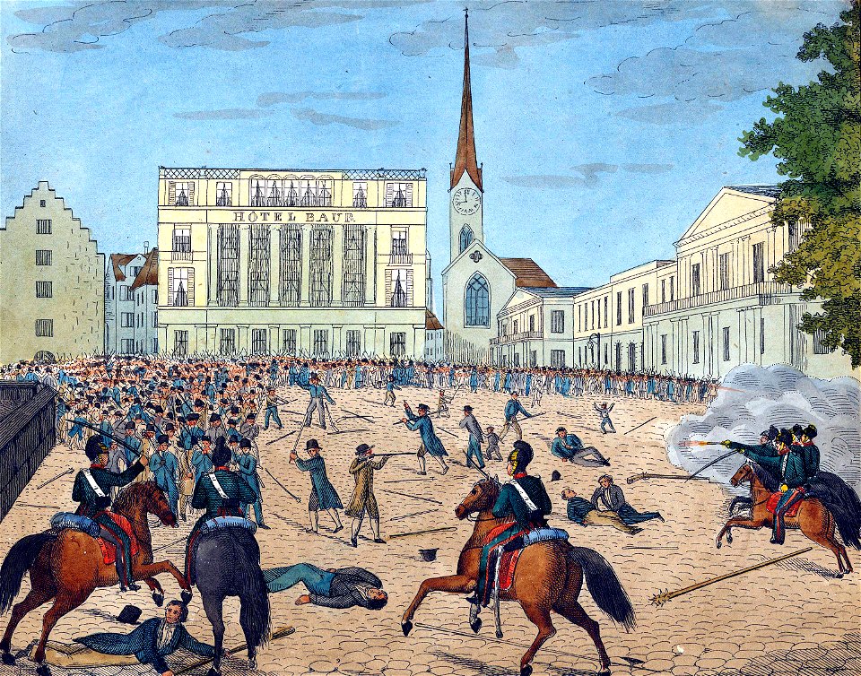 Zentralbibliothek Zürich - Der 6te Herbstmonat 1839 in Zürich - 000001520 1