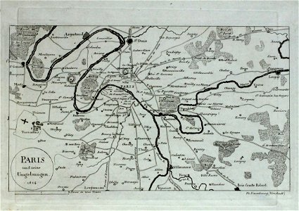 Zentralbibliothek Solothurn - PARIS und seine Umgebungen 1814 - aa0284 1