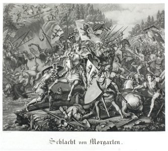 Zentralbibliothek Solothurn - Schlacht von Morgarten - aa0461