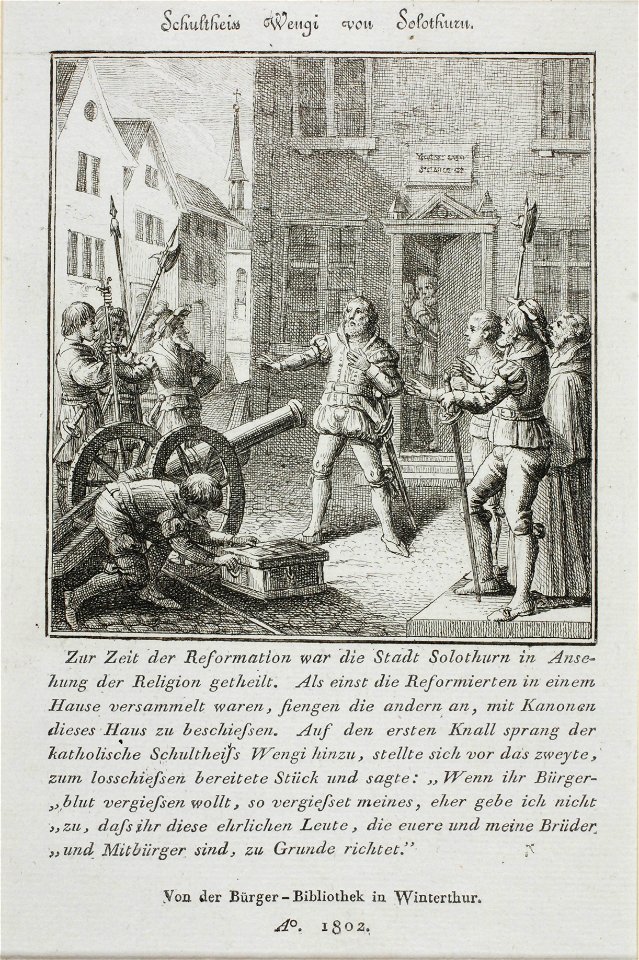Zentralbibliothek Solothurn - Schultheiss Wengi von Solothurn - a0281