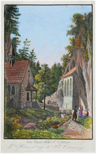 Zentralbibliothek Solothurn - Die Einsiedelei St Verena LHermitage de Ste Véronique - a0332