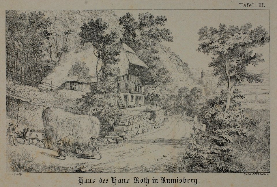 Zentralbibliothek Solothurn - Haus des Hans Roth in Rumisberg - a0653