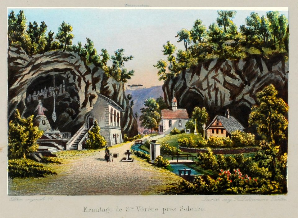 Zentralbibliothek Solothurn - Ermitage de Ste Vérène près Soleure - a0489