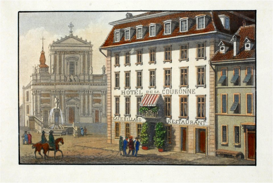 Zentralbibliothek Solothurn - Solothurn Hotel Krone und St Ursenkathedrale - a0548