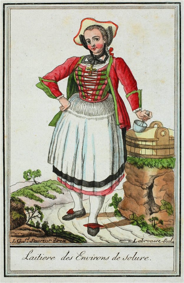 Zentralbibliothek Solothurn - Laitière des Environs de Solure - a0070