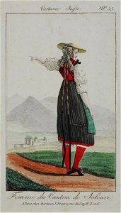 Zentralbibliothek Solothurn - Femme du Canton de Soleure - a0132