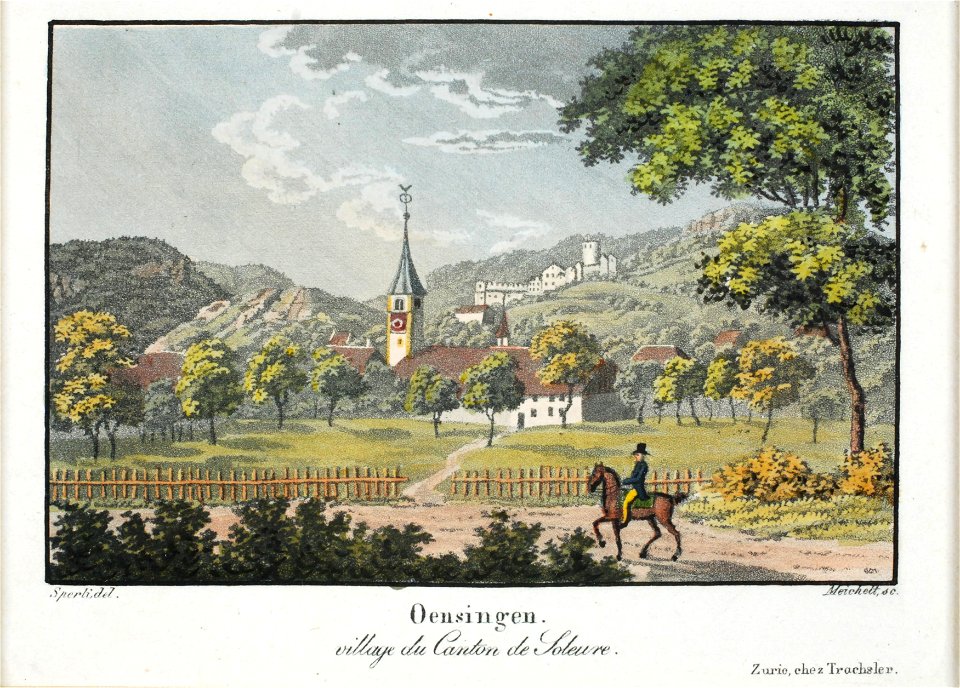 Zentralbibliothek Solothurn - Oensingen village du Canton de Soleure - a0201