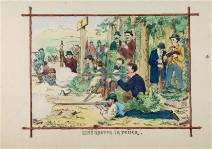 Zentralbibliothek Solothurn - EINE GRUPPE IM FEUER - aa0801 3