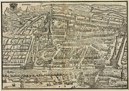 Zentralbibliothek Solothurn - Wahre abcontrafehtung der Löblichen und alten Statt Solothurn gelegen in der Eydtgnoschafft an der Aar - aa0059