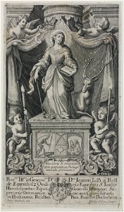 Zentralbibliothek Solothurn - Revmo Illmo ac Generosmo Dno Wappen Dno Ioanni L B à Roll de Emenholz Oridni Wappen nis Equestris S Ioannis Hierosolymitani Equiti Wappen Generali Receptori Su perioris Germaniae Wappen - a0923