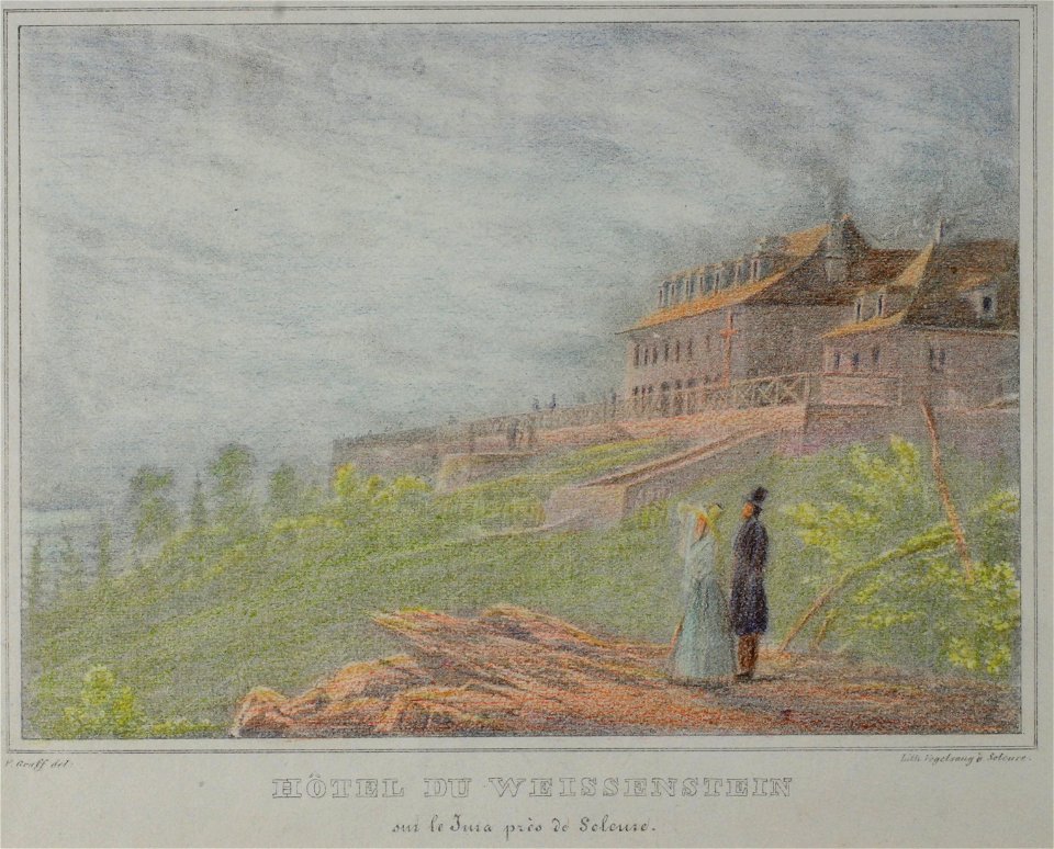 Zentralbibliothek Solothurn - HÔTEL DU WEISSENSTEIN sur le Jura près de Soleure - a0471