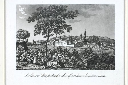 Zentralbibliothek Solothurn - Soleure Capitale du Canton de même nom - a0016