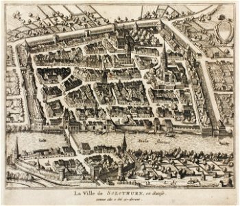 Zentralbibliothek Solothurn - La Ville de SOLOTHURN en Suisse comme elle a êté cidevant - aa0825