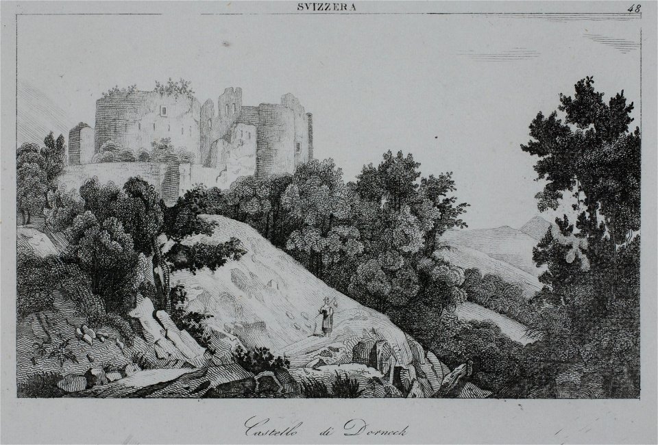 Zentralbibliothek Solothurn - SVIZZERA Castello di Dorneck - a0192