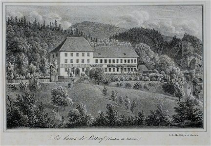 Zentralbibliothek Solothurn - Les bains de Lostorf Canton de Soleure - a0459