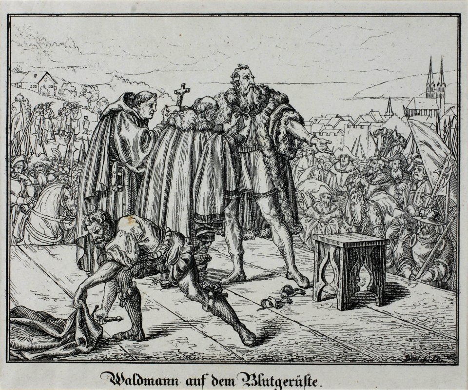 Zentralbibliothek Solothurn - Waldmann auf dem Blutgerüste - a0304
