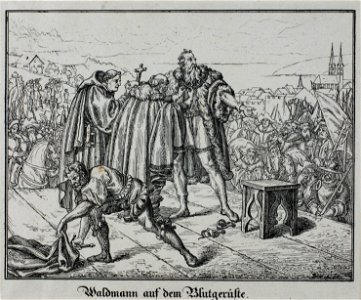 Zentralbibliothek Solothurn - Waldmann auf dem Blutgerüste - a0304