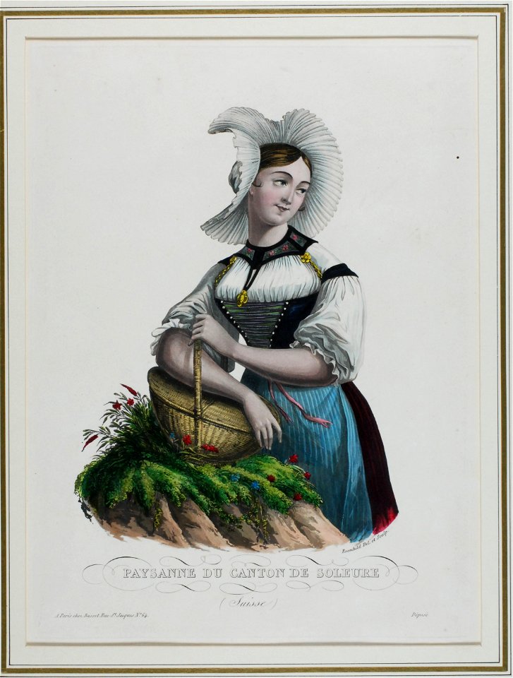 Zentralbibliothek Solothurn - PAYSNNE DU CANTON DE SOLEURE Suisse - aa0831