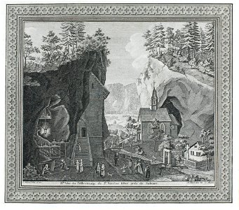 Zentralbibliothek Solothurn - IIde Vue du Pellerinage de Ste Verêne prés de Soleure - aa0084