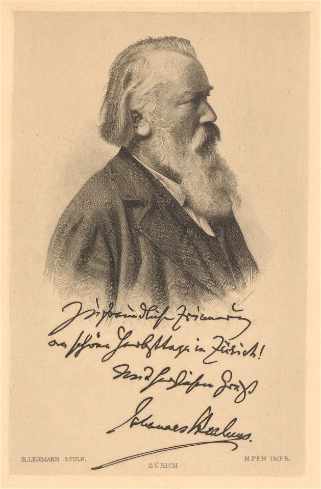 Zentralbibliothek Zürich - Johannes Brahms - 000007581