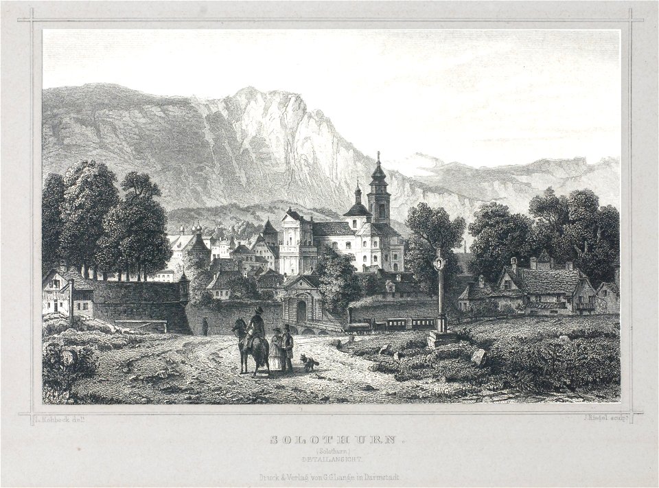 Zentralbibliothek Solothurn - SOLOTHURN Solothurn DETAILANSICHT - a0472