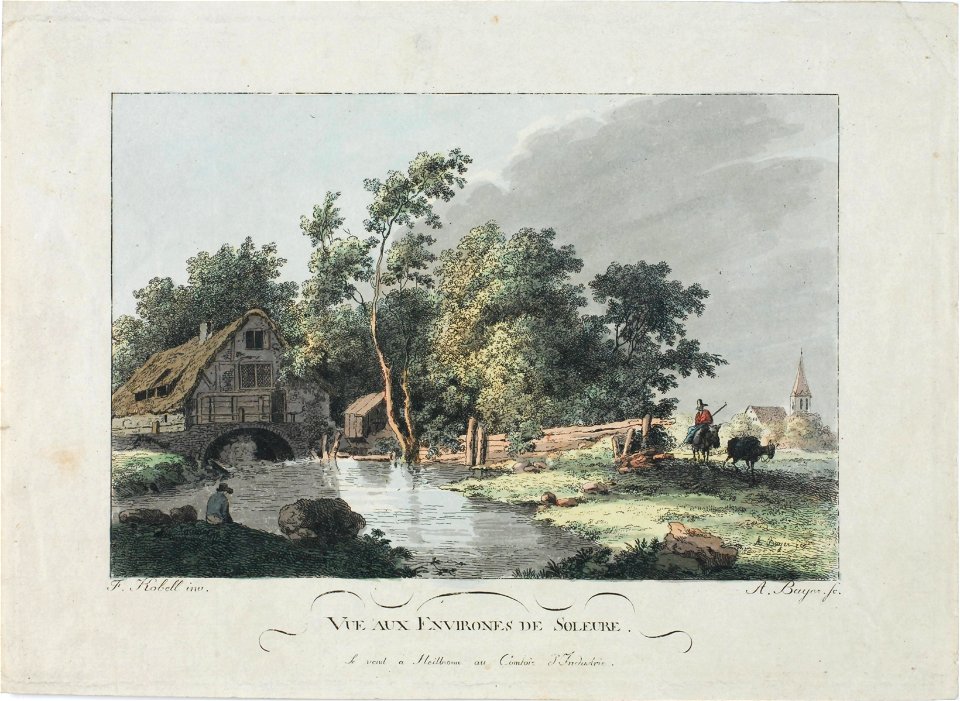 Zentralbibliothek Solothurn - VUE AUX ENVIRONES DE SOLEURE - a0983