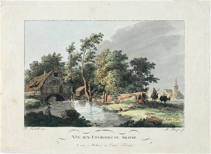 Zentralbibliothek Solothurn - VUE AUX ENVIRONES DE SOLEURE - a0983