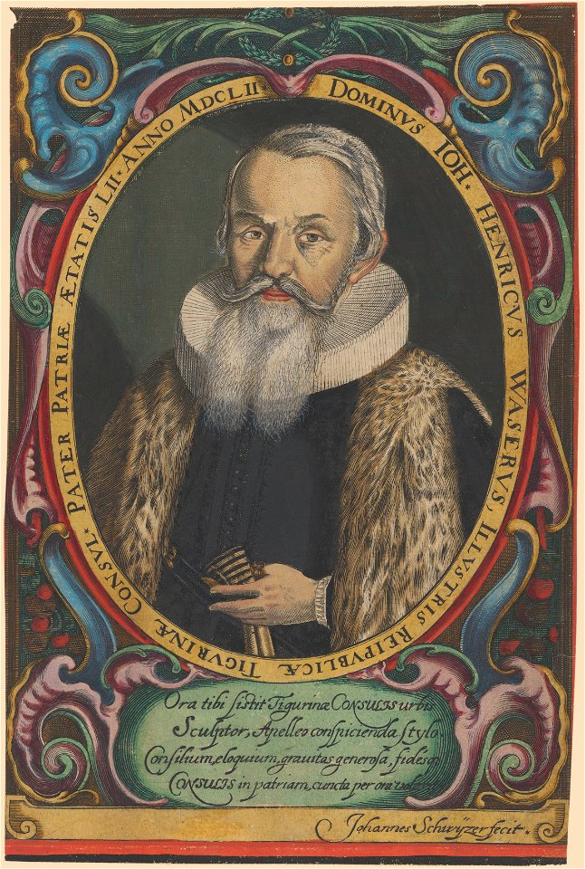 Zentralbibliothek Zürich - Dominus Ioh Henricus Waserus - 000008009