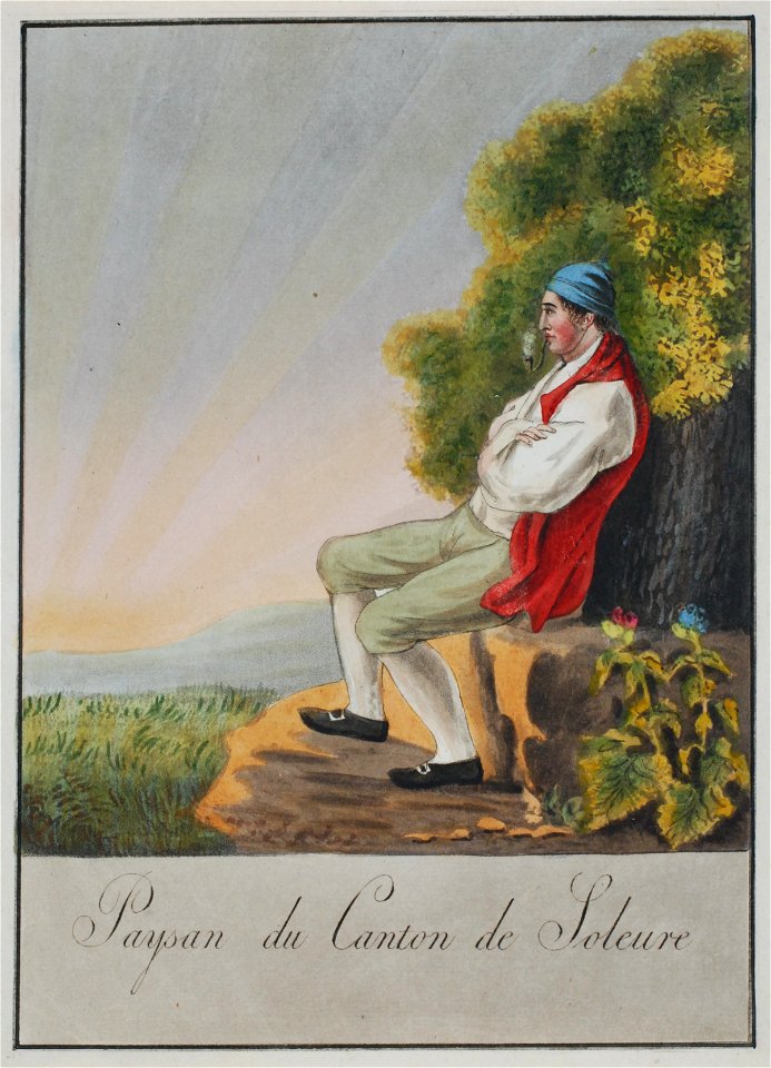 Zentralbibliothek Solothurn - Paysan du Canton de Soleure - a0066