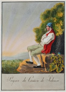 Zentralbibliothek Solothurn - Paysan du Canton de Soleure - a0066
