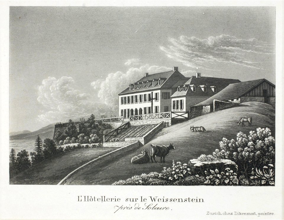 Zentralbibliothek Solothurn - LHôtellerie sur le Weissenstein près de Soleure - a0271